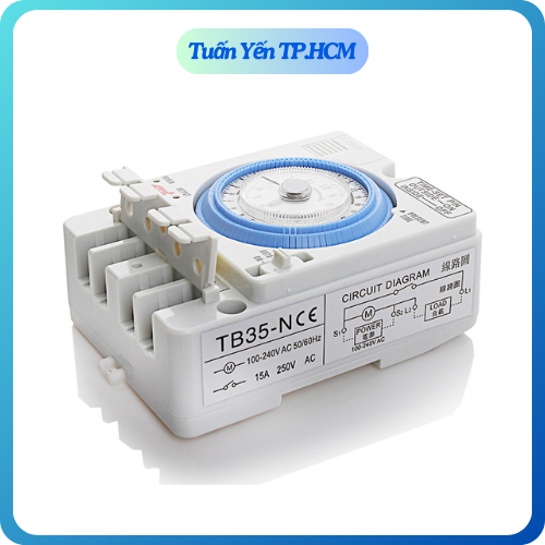 Đồng hồ hẹn giờ, công tắc hẹn giờ cơ công suất lớn 15A Timer 24H Camsco ...