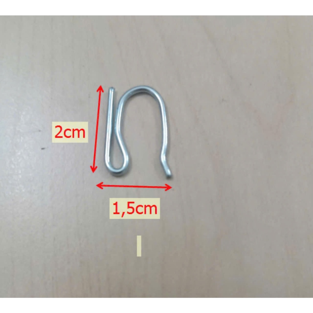 Móc Chữ S Bằng Sắt Treo Rèm Cửa, móc màu trắng dùng treo rèm định vị ...