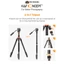 Chân máy ảnh K&F CONCEPT K234A7 + Ballhead FH-03 KF09.136