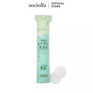 Bông Tẩy Trang Tròn Dr.Sera Pure Snow Cotton Pad 150 Miếng