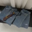 Set áo sơ mi jean dài tay tay phối phong cách HONGKONG, Set bộ denim áo và chân váy mẫu mới thu đông 2024 (HC32)