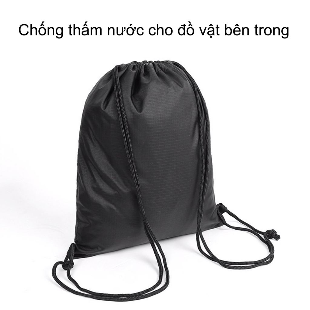 Ảnh Túi Rút Thể Thao Đựng Đồ, Giày Tiện Lợi Chống Nước Kích Thước 34*42cm 3