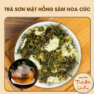 Trà sơn mật hồng sâm hoa cúc 1kg, giúp thanh nhiệt, mát gan, giảm căng thẳng, an thần, ngủ ngon