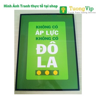 Tranh Treo Tường Slogan Động Lực - Tranh Treo Văn Phòng, Phòng Làm Việc Laminate Tráng Gương