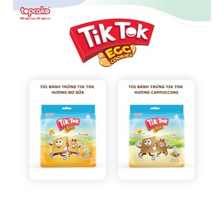 Bánh Tik Tok 2 vị hương Bơ Sữa và Cappuccino 40g
