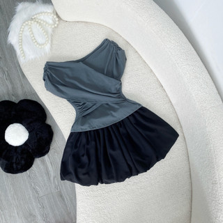 Set Bộ Bigsize Nữ Áo Trễ Vai Che Bụng Kèm Chân Váy Bí Tôn Dáng Vải Mềm Mát SET920