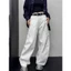 Quần jeans trắng ống rộng túi ngang lưng cao. Quần bò trắng denim ống xuông lưng cao đơn giản cá tính (HC18)