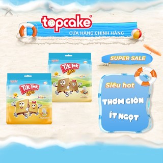 Bánh Tik Tok 2 vị hương Bơ Sữa và Cappuccino 40g