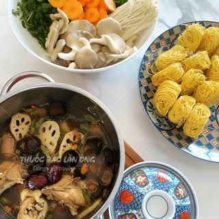 Gói gia vị hoàn chỉnh nấu gà tiềm ớt hiểm, set 100g nấu lẩu gà, chim thơm phức - Lãn Ông