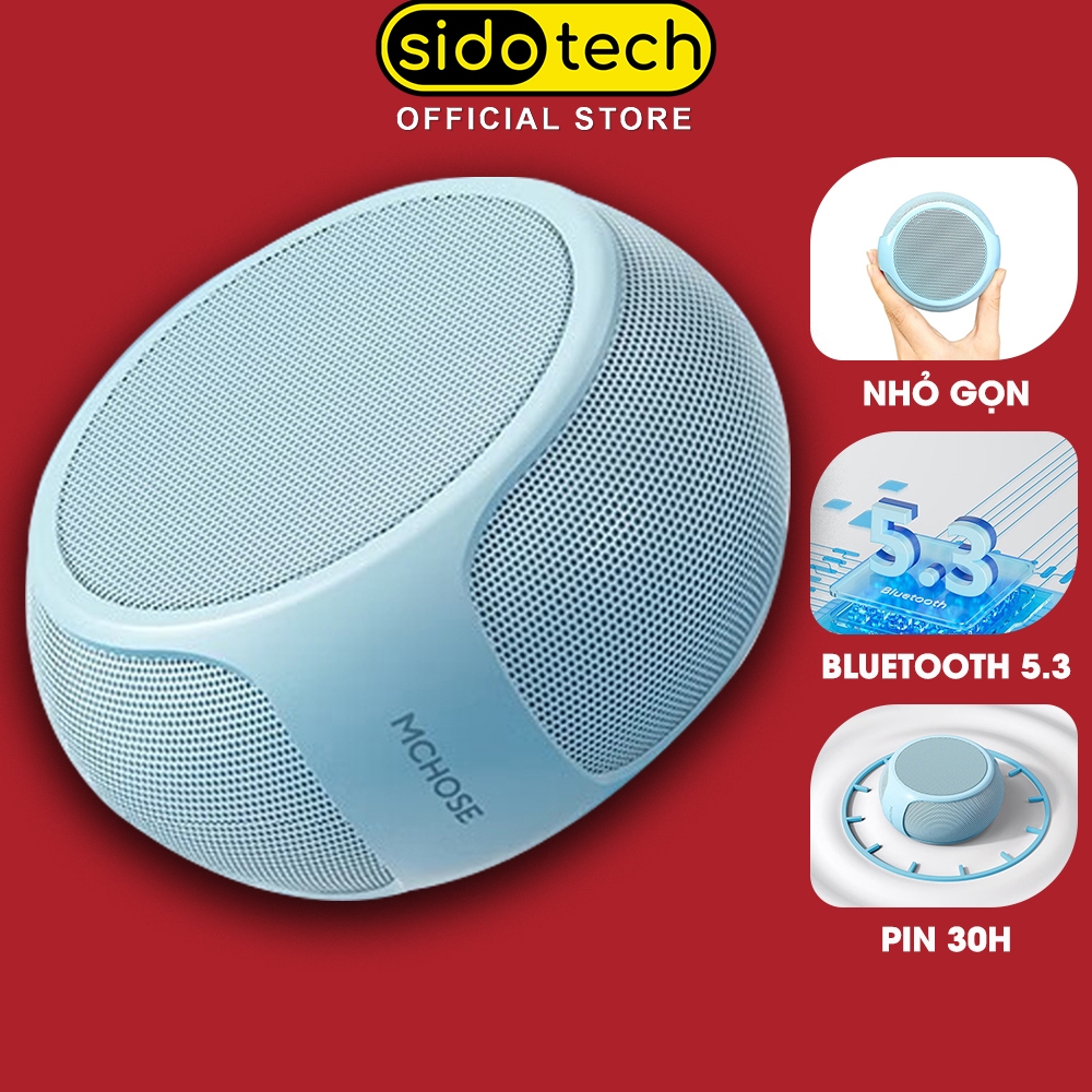 Loa bluetooth mini không dây SIDOTECH BS520 super bass âm thanh nổi pin ...