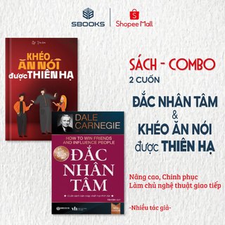 Combo 2 Cuốn: Đắc Nhân Tâm + Khéo Ăn Nói Được Thiên Hạ - SBOOKS