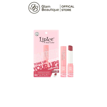 Lipice Sheer Color Son Dưỡng Sandy Pink/Milk Tea/Strawberry Tea 2.4G Glam Beautique
