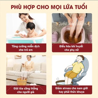 10 Set thảo dược ngâm chân handmade, 12 vị thảo mộc, thư giãn, thải độc, làm ấm cơ thể - Lãn Ông