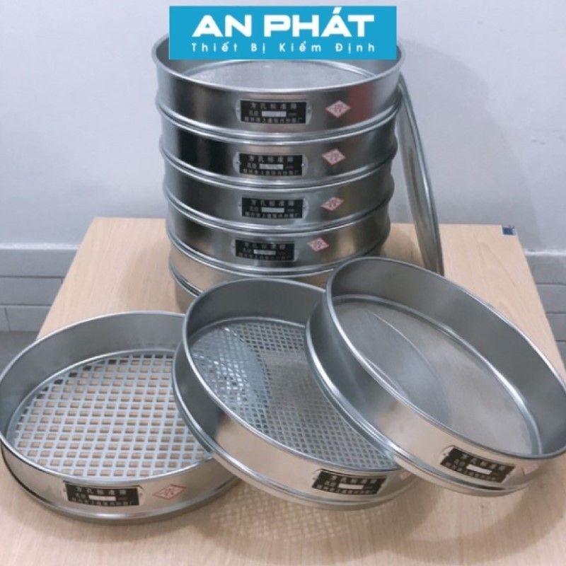 Bộ sàng cấp phối đá dăm TCVN-ASTM bằng inox không gỉ đường kính 300mm ...
