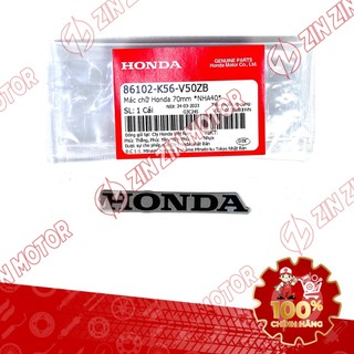 Tem Chữ 70mm Dán Mu Rùa Ốp Đuôi Đèn Sau Winner X V2 2019+ 86102-K56-V50ZA, 86102-K2P-V10ZA Chính Hãng - ZZM