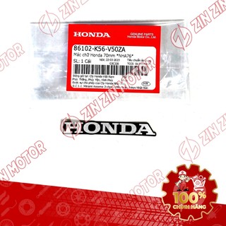 Tem Chữ 70mm Dán Mu Rùa Ốp Đuôi Đèn Sau Winner X V2 2019+ 86102-K56-V50ZA, 86102-K2P-V10ZA Chính Hãng - ZZM