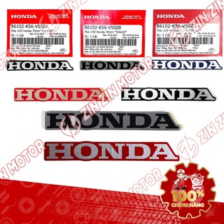 Tem Chữ 70mm Dán Mu Rùa Ốp Đuôi Đèn Sau Winner X V2 2019+ 86102-K56-V50ZA, 86102-K2P-V10ZA Chính Hãng - ZZM