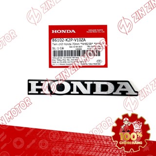 Tem Chữ 70mm Dán Mu Rùa Ốp Đuôi Đèn Sau Winner X V2 2019+ 86102-K56-V50ZA, 86102-K2P-V10ZA Chính Hãng - ZZM