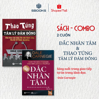 Sách - Combo 2 Cuốn Đắc Nhân Tâm + Thao Túng Tâm Lý Đám Đông - SBOOKS