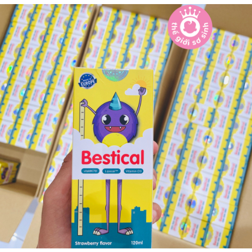 [✨285K XANH XỊT] Bộ Canxi Bestical & D3K2 LineaBon Bổ Sung Vitamin D3 K2 MK7, nHấp Thu Canxi Cho Bé Linebon Line abon