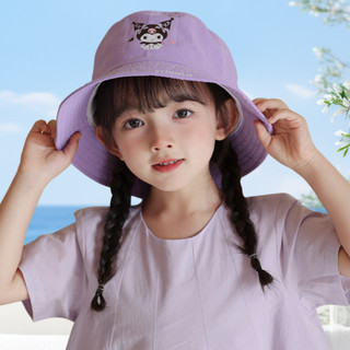 Mũ Bucket Trẻ Em Có Dây 3-10 Tuổi, Mũ Tai Bèo Bé Trai Bé Gái Thêu Hoạt Hình Dễ Thương Vành Rộng