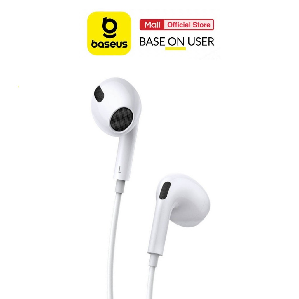 Ảnh Tai nghe có dây Baseus Encok C17 chân cắm Type-C ,tích hợp Micro dài 110cm dùng cho Android/IP15/15pro/15promax 1
