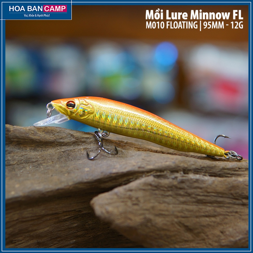 Mồi Lure Minnow FL M010 Floating | 95mm - 12g | Shopee Việt Nam