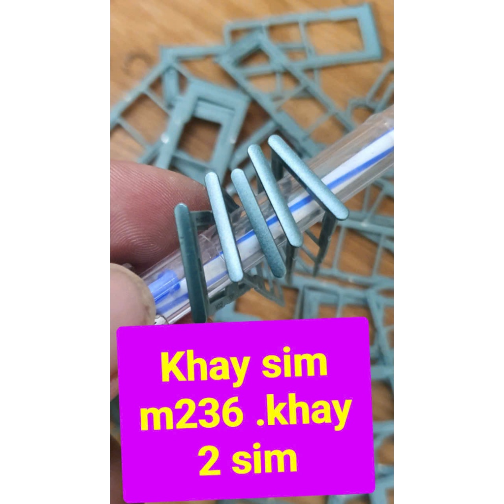 Khay sim m236 khay 2 sim mầu xanh biẻn | Shopee Việt Nam