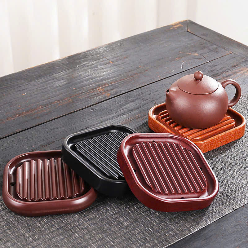 Thuyền Trà Dưỡng Ấm Tử Sa, Đế kê lót ấm chén Bakelite (phíp)