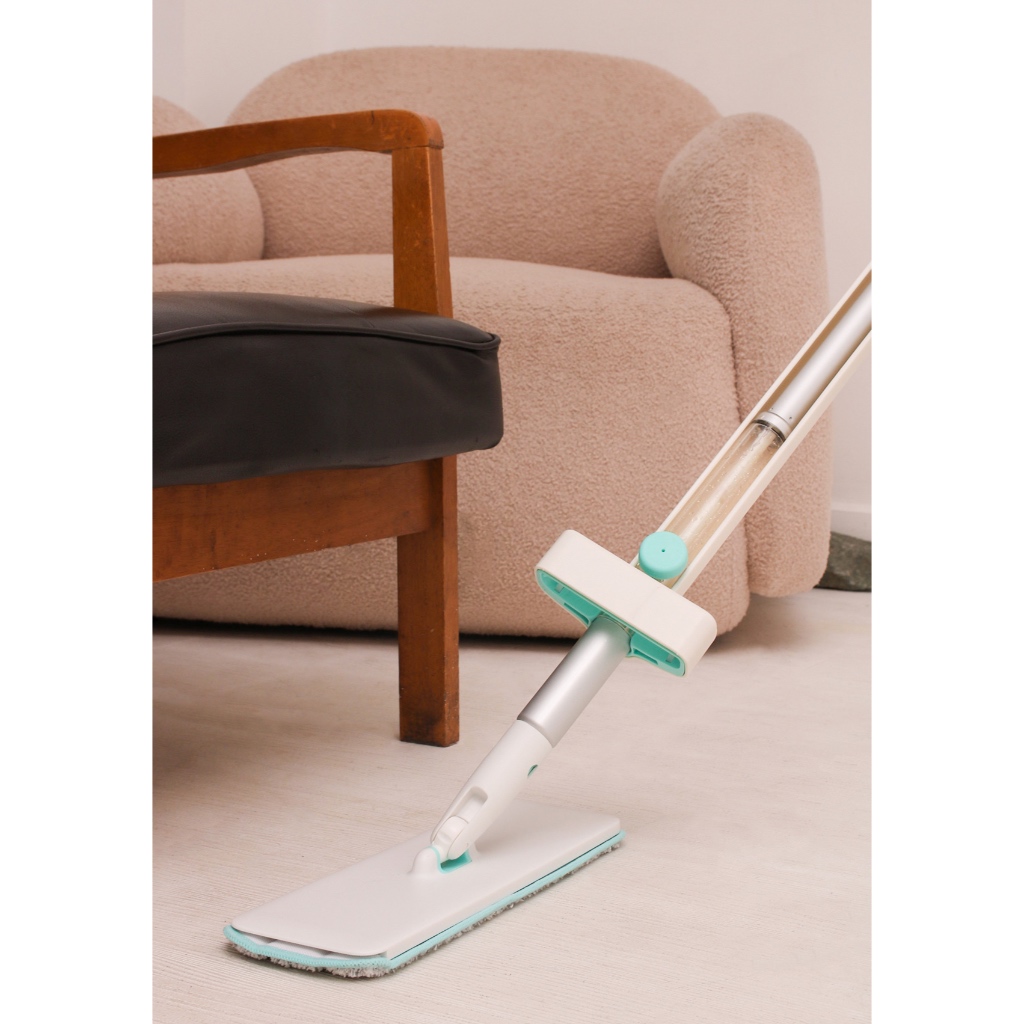 Cây lau nhà tự vắt phun sương MyJae xoay 360 độ sợi Microfiber