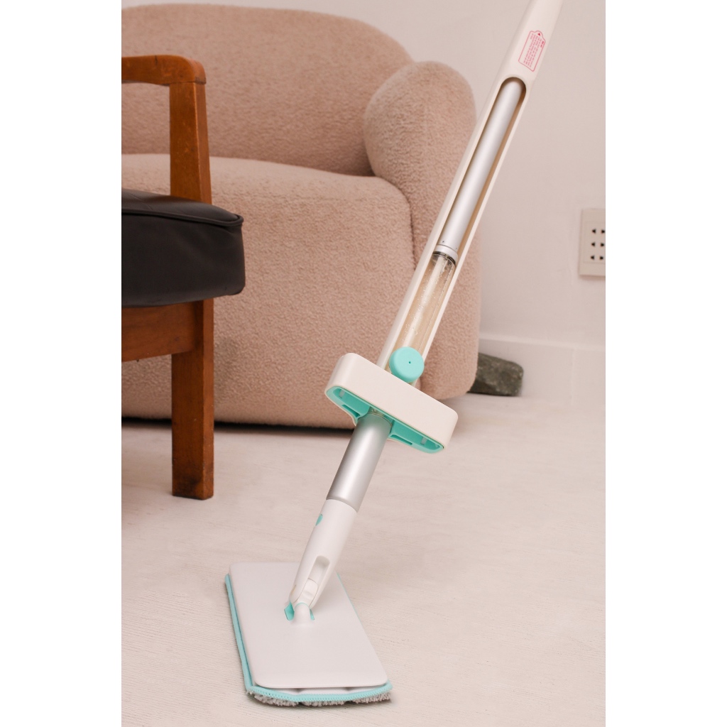 Cây lau nhà tự vắt phun sương MyJae xoay 360 độ sợi Microfiber