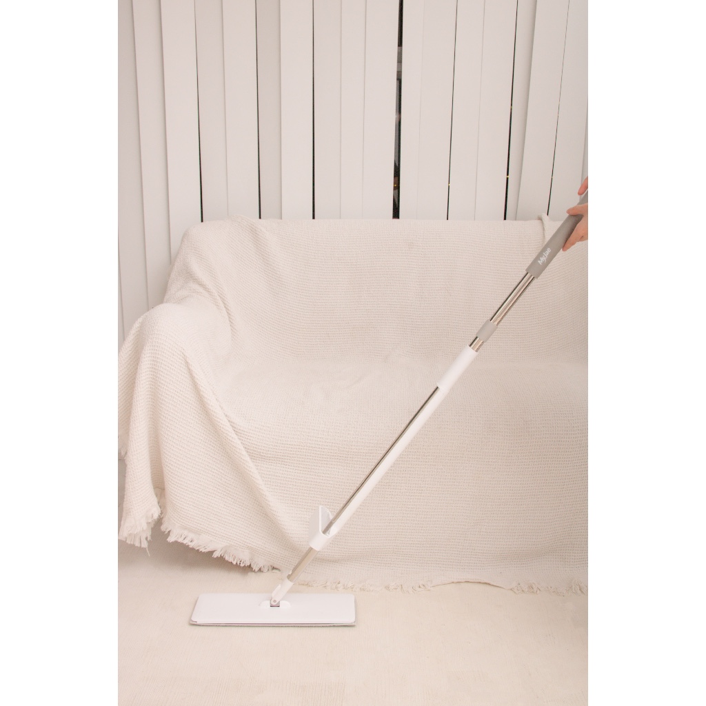Cây Lau Nhà MyJae Đài Loan Sợi Polyester Kéo Vắt Thông Minh 360 Độ 125cm