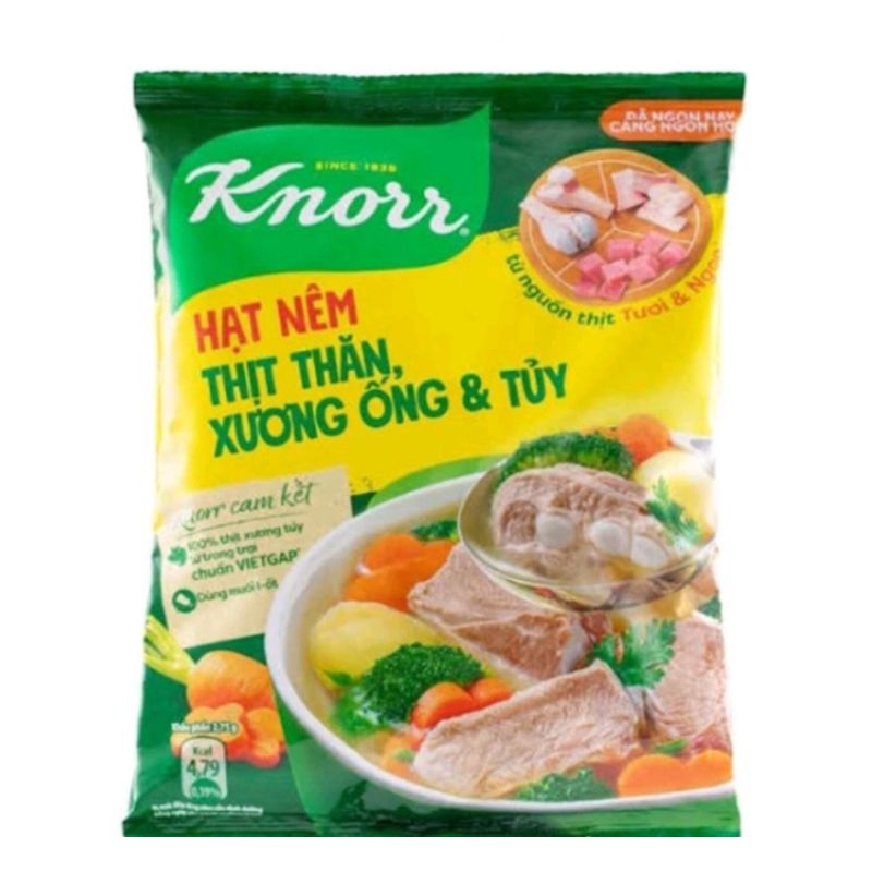 Hạt nêm Knorr Thịt Thăn, Xương Ống & Tủy gói 1,8kg