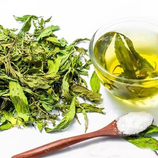 Cỏ ngọt khô 100g, trà cỏ ngọt, đường ăn kiêng, tạo vị ngọt tự nhiên, dùng cho người ăn eat clean