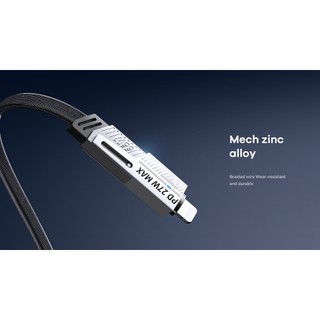 Cáp sạc nhanh đa năng 2in2 Remax RC-C189 TypeC to TypeC 65W / TypeC to LN 27W / USB-A to TypeC 30W, dài 1M (Đen)