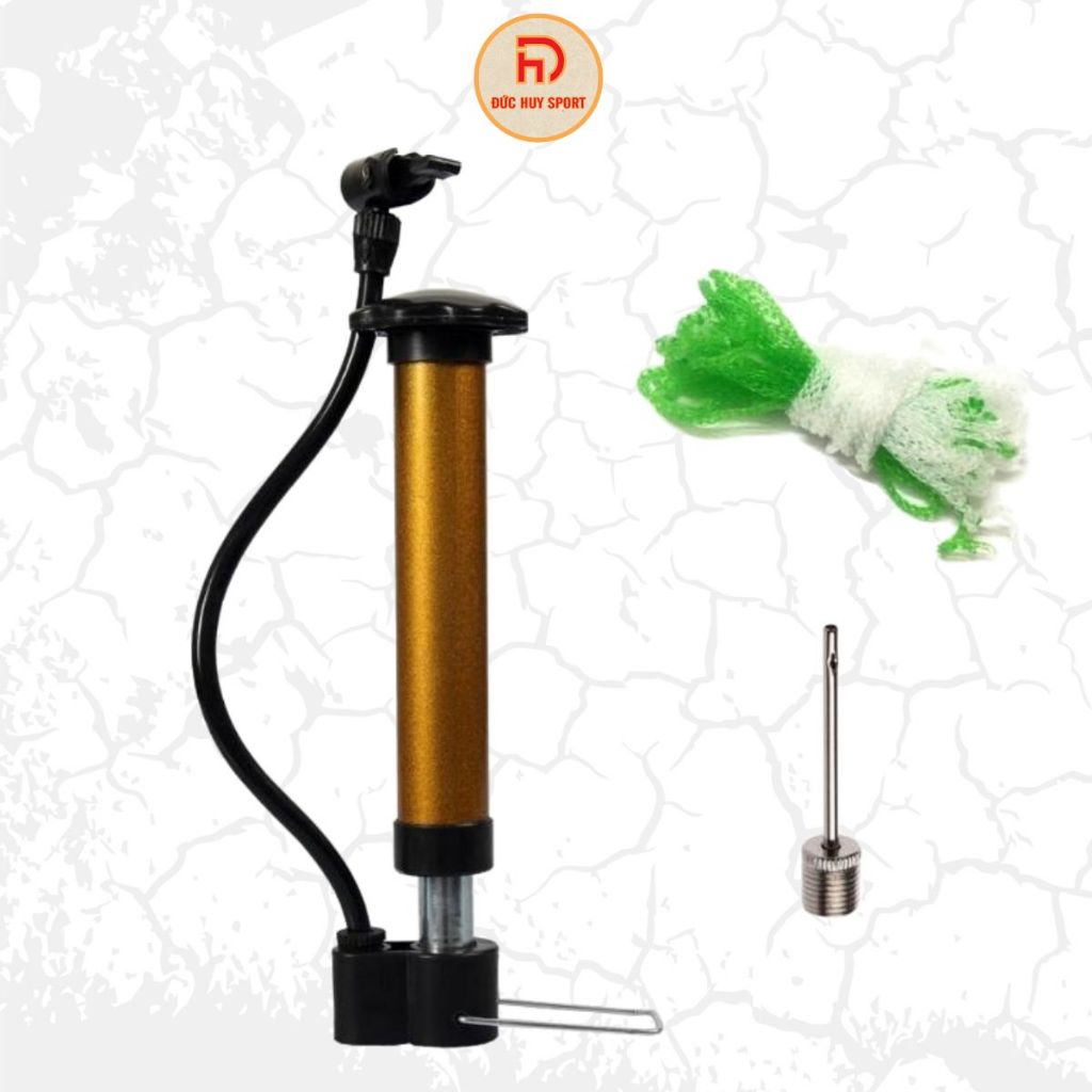 Ống Bơm Mini Thân Kim Loại Cầm Tay 21cm, Bơm Mini Đa Năng Nhỏ Gọn Tiện Dụng