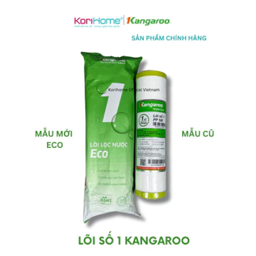 Lõi Lọc Nước Số 1 Kangaroo K28 lõi PP 5 Micron Kangaroo kích thước 10" lắp cốc lọc trong số 1 các loại máy R.O
