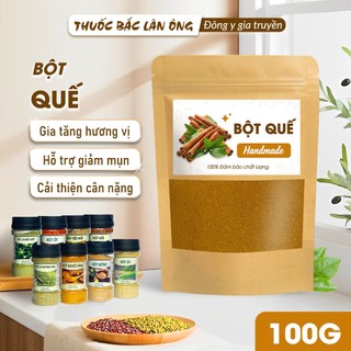 Bột quế nguyên chất 100g, gia vị nấu ăn, tạo mùi thơm hấp dẫn