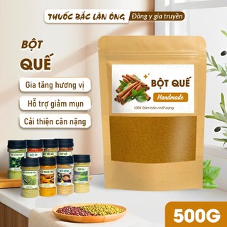 Bột quế nguyên chất 500g, gia vị nấu ăn, tạo mùi thơm hấp dẫn