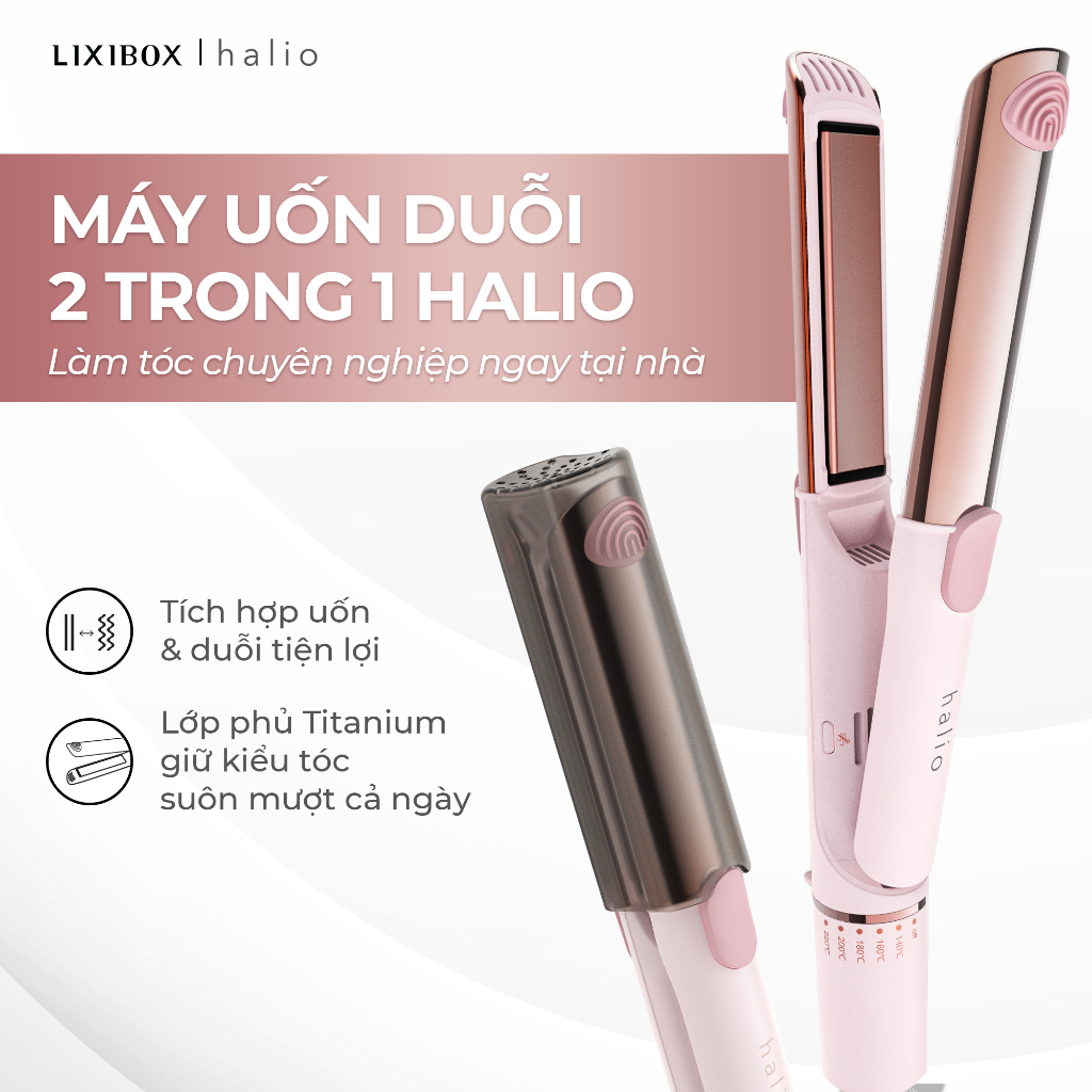 [SPLIVE] Máy Uốn Duỗi Tạo Kiểu Halio 2 In 1 Airplus Hair Styler