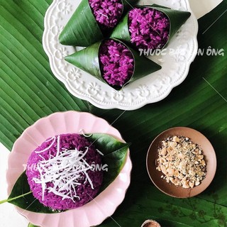 Lá cẩm tím khô sấy lạnh 100g, lá cẩm tạo màu tím nấu xôi, chè, thạch,làm bánh, tạo màu thực phẩm - Lãn Ông