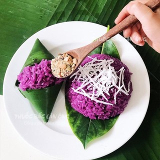 Lá cẩm tím khô sấy lạnh 100g, lá cẩm tạo màu tím nấu xôi, chè, thạch,làm bánh, tạo màu thực phẩm - Lãn Ông