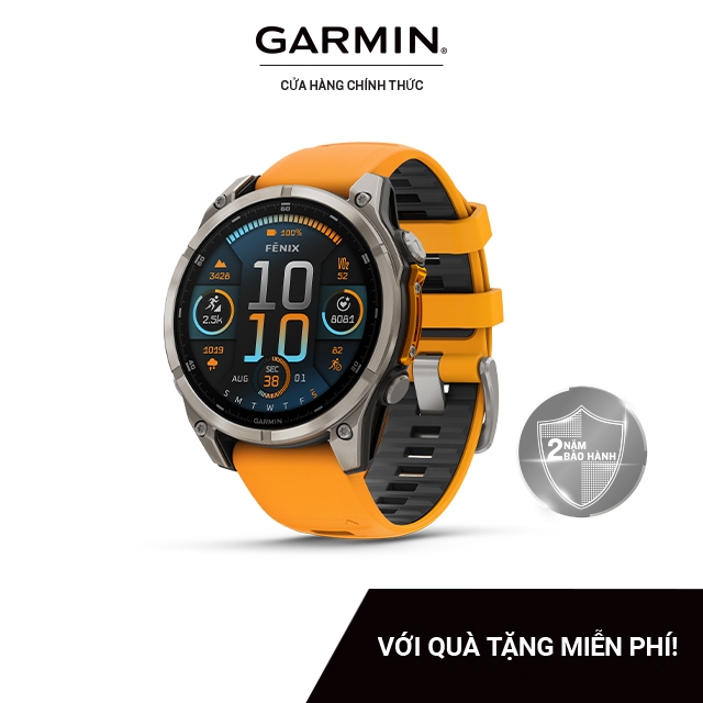 Đồng hồ thông minh Garmin Fenix 8 Sapphire AMOLED  - Hàng chính hãng | BigBuy360 - bigbuy360.vn