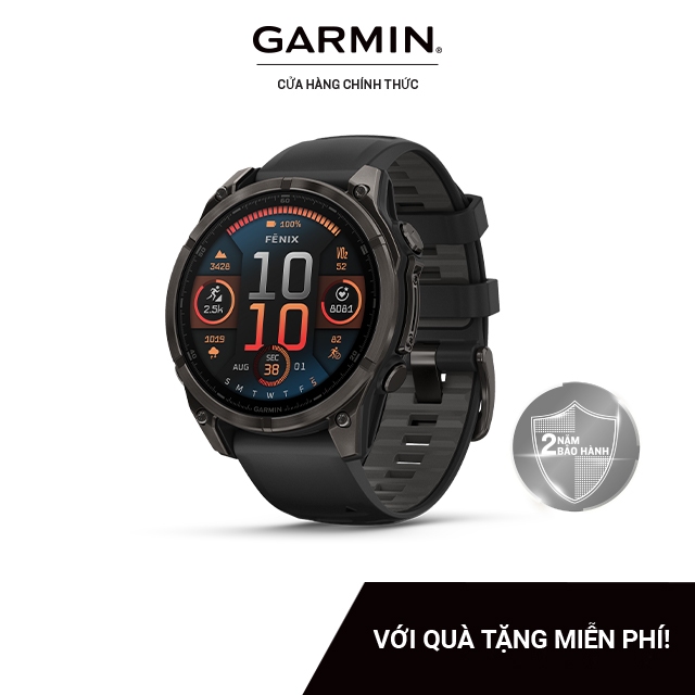 Đồng hồ thông minh Garmin Fenix 8 Sapphire AMOLED  - Hàng chính hãng | BigBuy360 - bigbuy360.vn