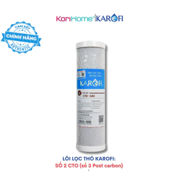 Lõi lọc nước Karofi Smax Duo 3 Post Carbon - Lõi số 2 CTO lưới dùng cho các máy SS038, X39, O-P1310...