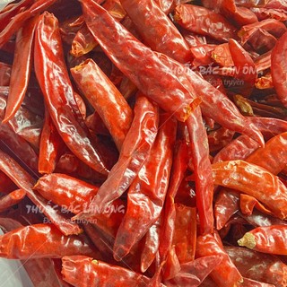 Trái ớt khô 100g ( ớt nguyên quả khô thơm, cay nồng làm gia vị lẩu cay tứ xuyên )