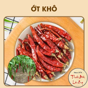 Trái ớt khô 100g ( ớt nguyên quả khô thơm, cay nồng làm gia vị lẩu cay tứ xuyên )