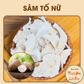 Sâm tố nữ khô 100g, sắn dây củ tròn, thái lát mỏng, thơm, không tẩy trắng, cân bằng nội tiết - Lãn Ông