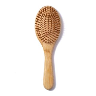 Lược Chải Gỡ Rối Bằng Gỗ Tre Cao Cấp Lược Massage Da Đầu Có Đệm Khí Kích Thích Mọc Tóc Giúp Thư Giãn Giảm Stress
