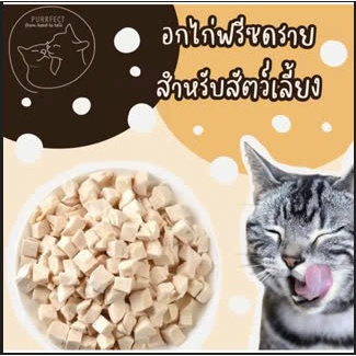 Ức gà viên / nguyên miếng sấy lạnh thơm ngon bổ dưỡng cho Chó Mèo - [100g - 500g]